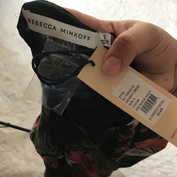 NWT Rebecca Minkoff Geneva Smocked Dress - Picture 6 of 7